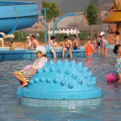 Fiberglass Water Playground Equipment Hedgehog Spray Product For Amusement Park