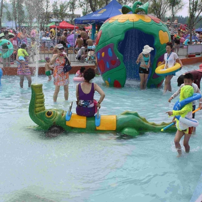 Spray Crocodile Aqua Play Water Sprayground Equipment for Water Park