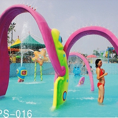 Fiberglass Water Playground Equipmentv Spray Shell Aqua Play Fiberglass Sprayground