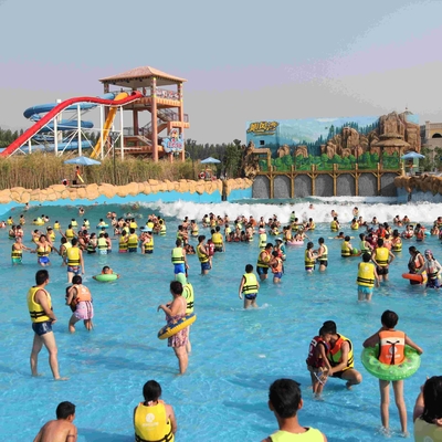 सुनामी लहर अनुकूलित वाटर पार्क वाल मशीन पारिवारिक मनोरंजन के लिए एक्वा पार्क 3 मीटर