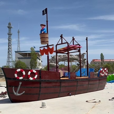 Fiberglass Vison Boat Waterparks Slide Park Equipment  Anti-Skid