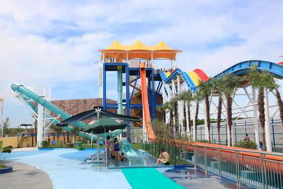 Vison Aqua Loop Fiberglass Water Slide for Theme Parks