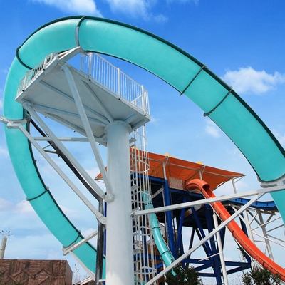Vison Aqua Loop Fiberglass Water Slide for Theme Parks