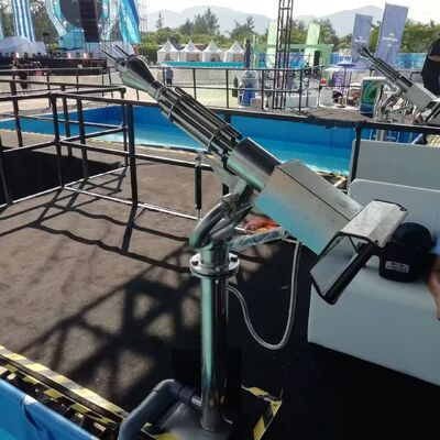 स्टेनलेस स्टील अनुकूलित लहर पूल पानी बंदूक छुट्टी रिसॉर्ट्स के लिए एक्वा प्ले उपकरण