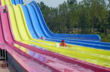 Colorful Racing Water Park Rides , Holiday Resorts With Water Parks For Family