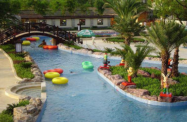 Bubble Wrapped Lazy River Pool Machine For Amusement Water Park Relax Entainment