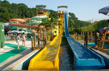 High Speed Slide / Adult Water Plastic Slide for Adventure Water Park / Customized Water Slide