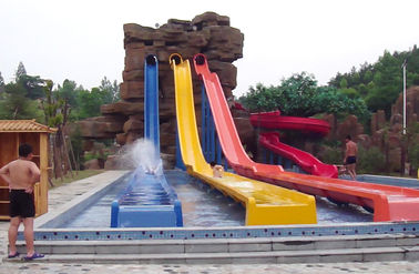 High Speed Slide / Adult Water Plastic Slide for Adventure Water Park / Customized Water Slide