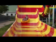 फाइबरग्लास कस्टम वाटर स्लाइड्स / मनोरंजन पार्क बुमेरंग वाटर स्लाइड