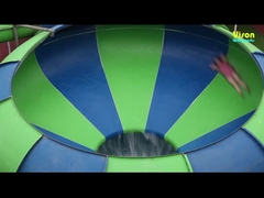 थीम पार्क के लिए फाइबरग्लास स्पेस बाउल स्लाइड