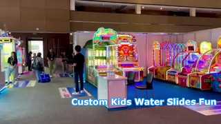 A Closer Look: Customized Kids Water Slides Amusement Park Games For Family Interaction